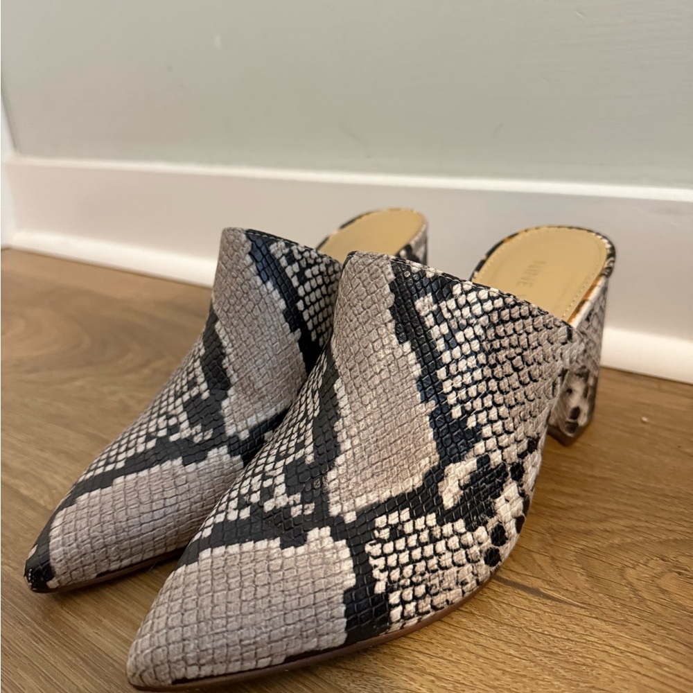 Nine West Snakeskin Patterned Women's Mules